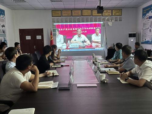 【河海水文】水發(fā)水控集團(tuán)黨委委員、紀(jì)委書記王高升到河海公司全面從嚴(yán)治黨、黨風(fēng)廉政建設(shè)專題調(diào)研 (1).jpg